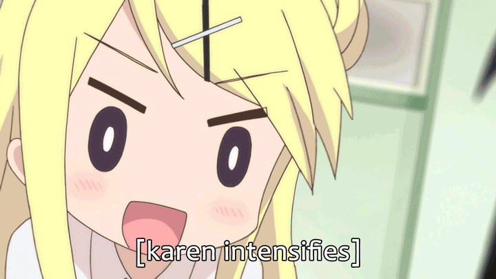 Karen Kujō Anime Internet meme Manga, Anime, face, black Hair, manga png